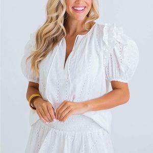 Karlie Eyelet Top